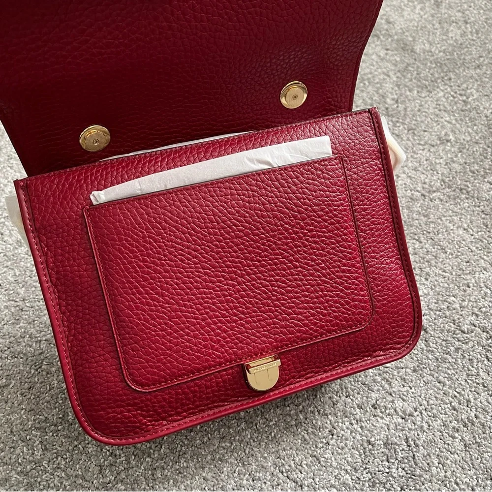 Michael Kors cooper satchel bag NWT cherry red or black - Picture 6 of 15